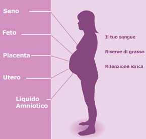 peso in gravidanza